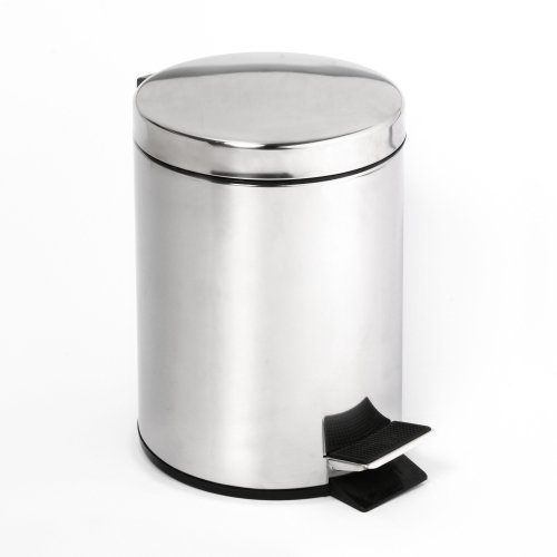 Koš odpadkový nerez kulatý 5l/č.182009 | Úklidové a ochranné pomůcky - Vědra, kýble a odpadkové koše